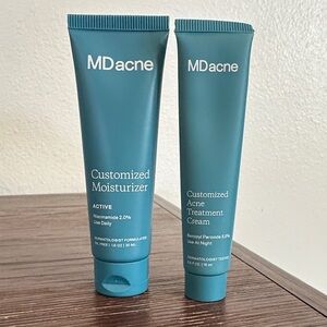 MDacne Customized Moisturizer and Treatment Cream - Blue